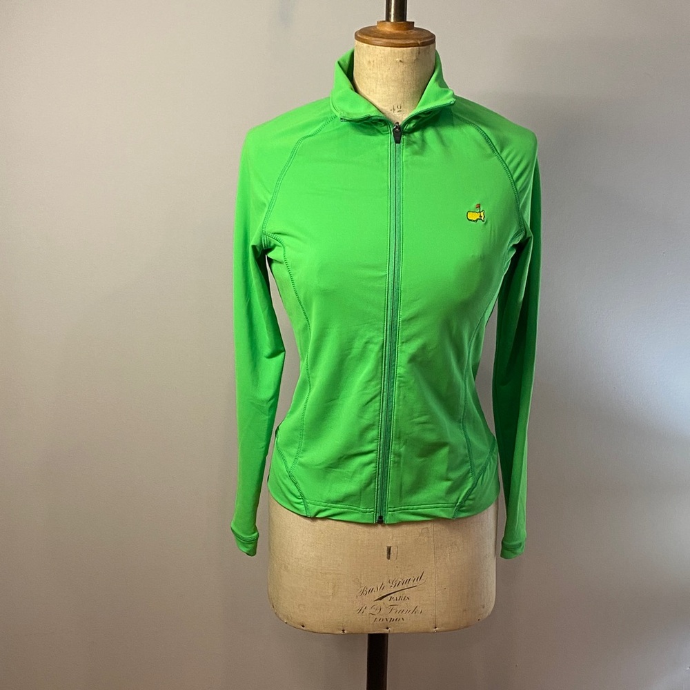 Masters Augusta Green Peter Millar Full Zip Performance Jacket | Size S